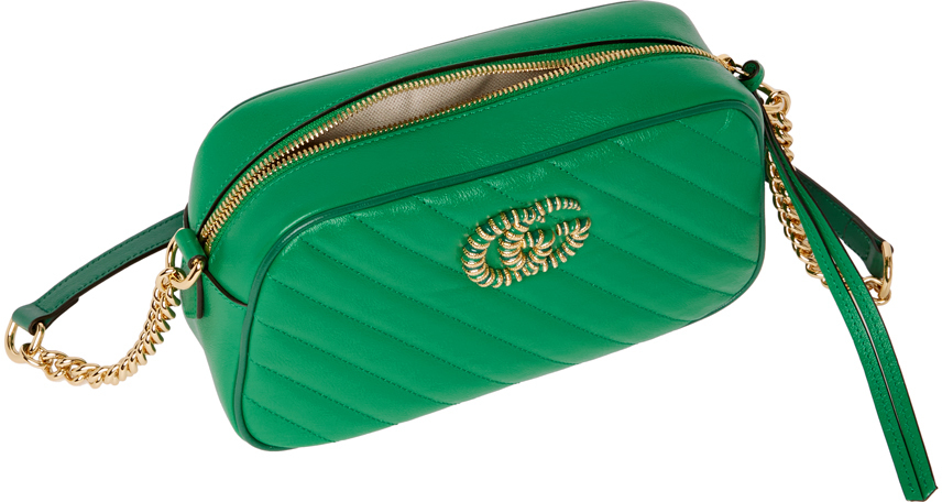 green gucci camera bag