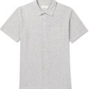 Oliver Spencer - Striped Cotton-Jersey Shirt - Men - Navy