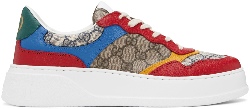 multi color gucci sneakers