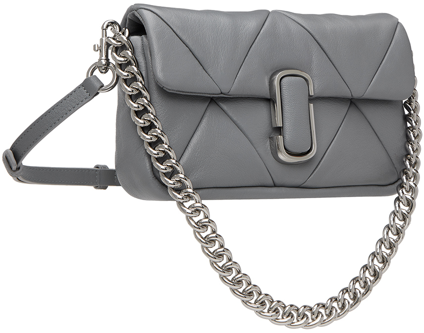 Marc Jacobs Gray 'The J Marc' Shoulder Bag Marc Jacobs