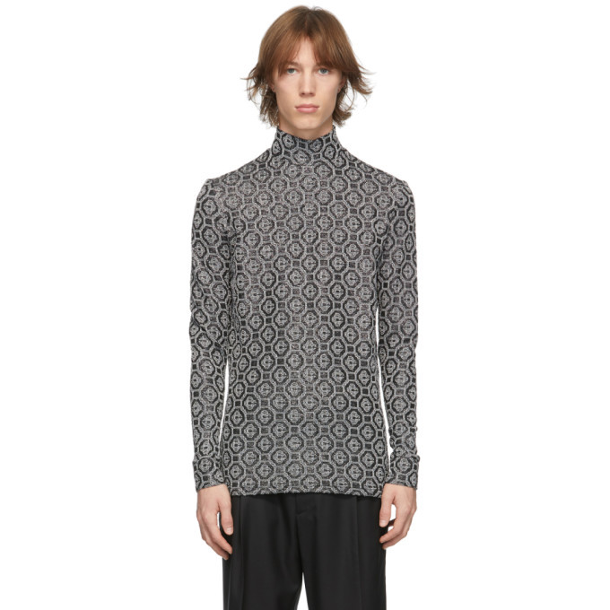 monogram turtleneck