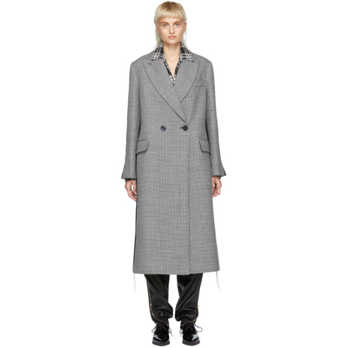 houndstooth duster coat