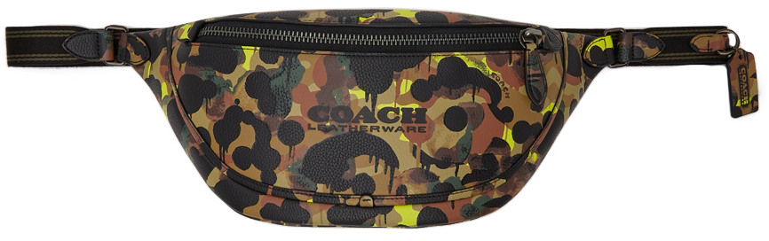 coach belt bag camo