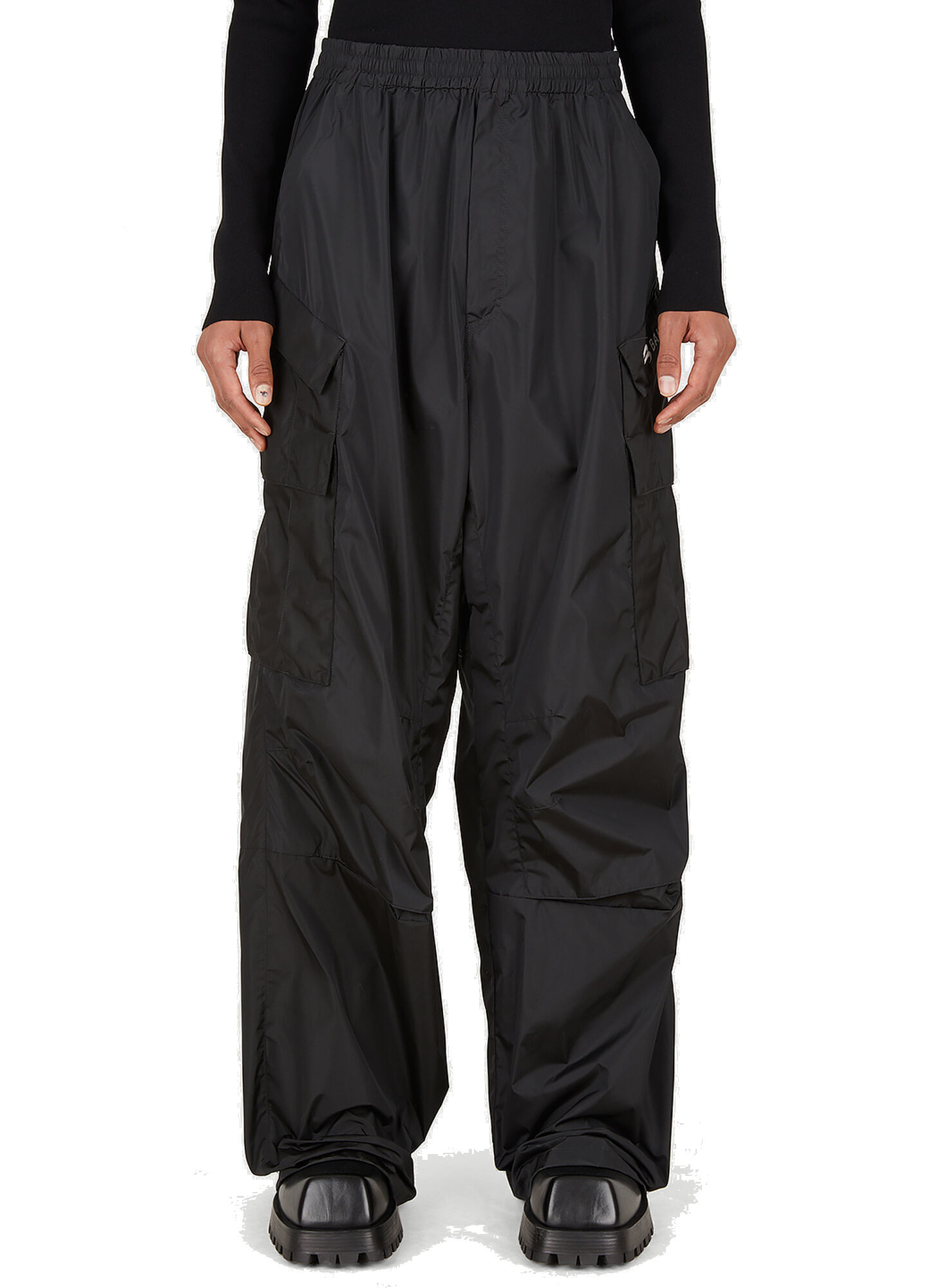 Technical Cargo Pants in Black Balenciaga