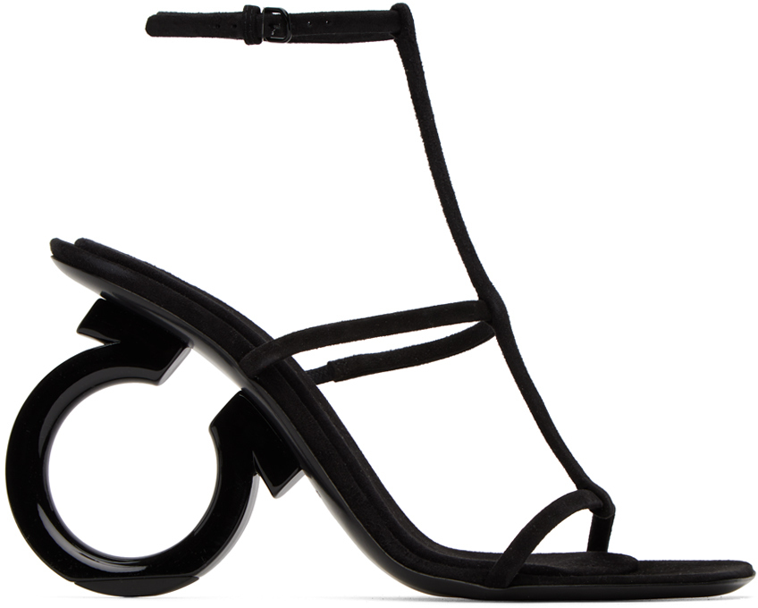 ferragamo black sandals