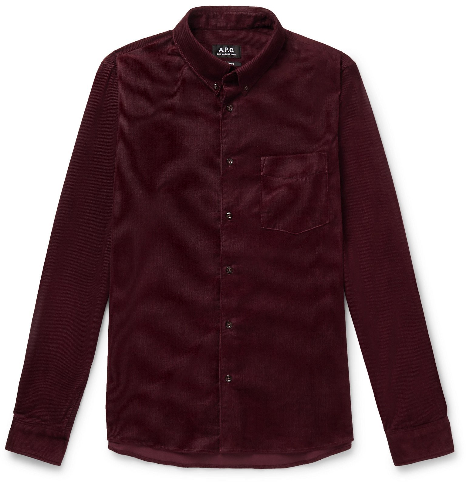 A.P.C. - Button-Down Collar Cotton 