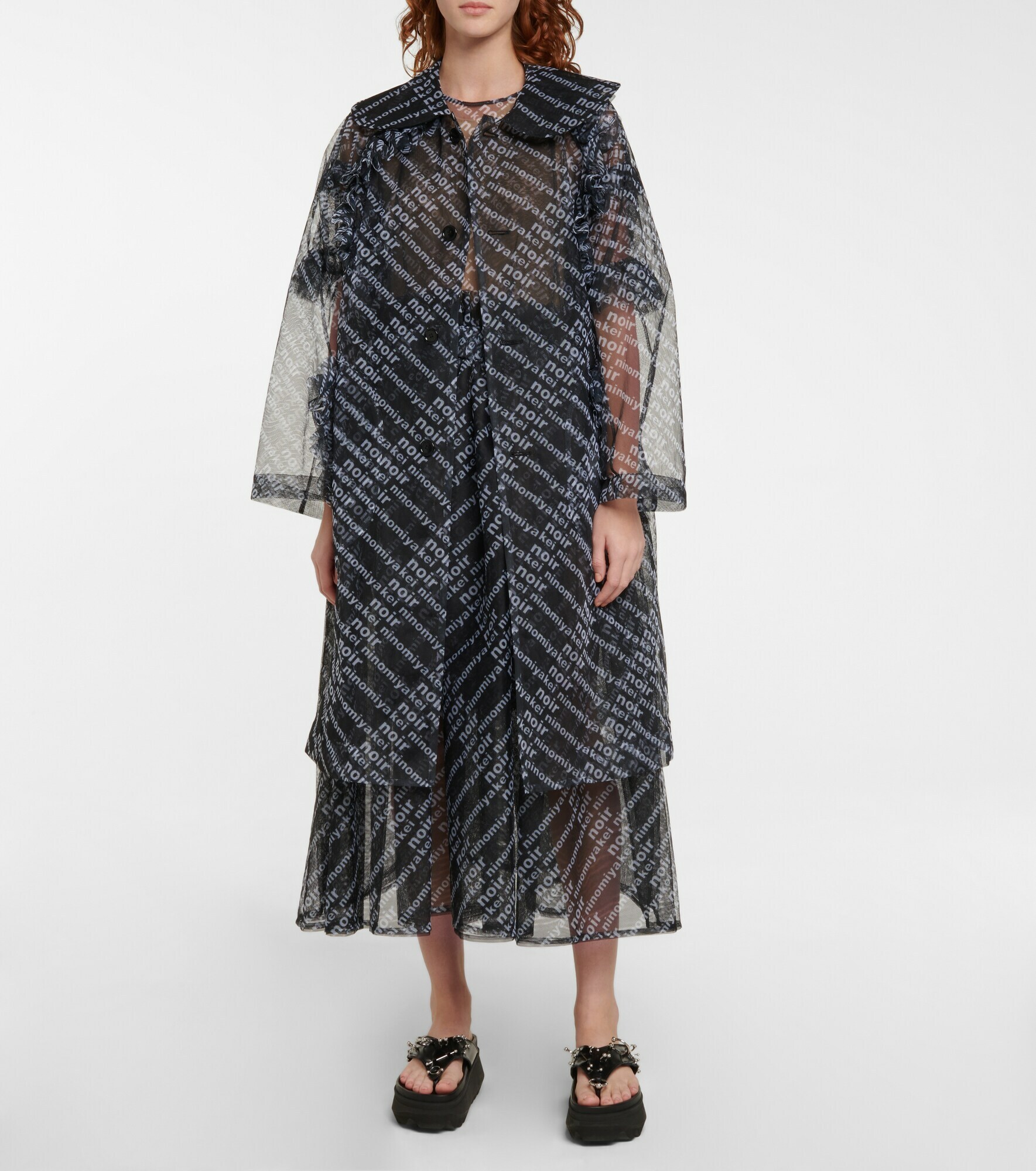 NOIR KEI NINOMIYA CDG wool coat
