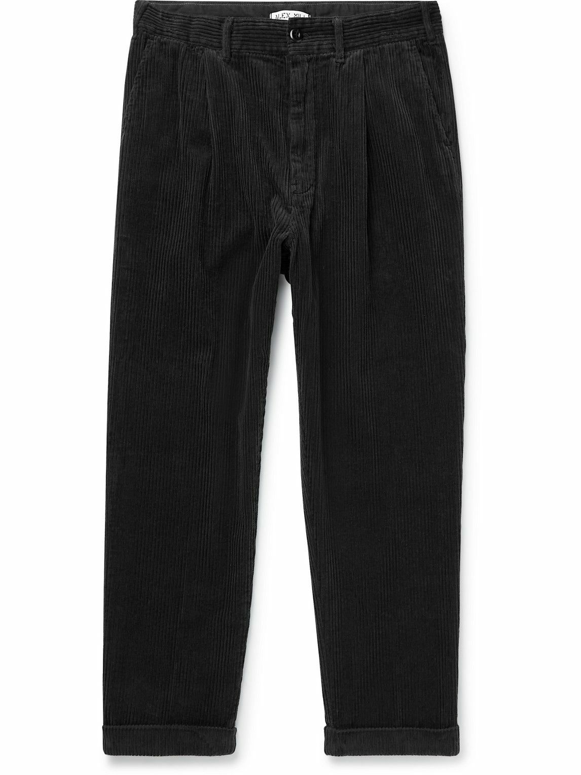 Alex Mill - Standard Straight-Leg Pleated Cotton-Corduroy Trousers ...