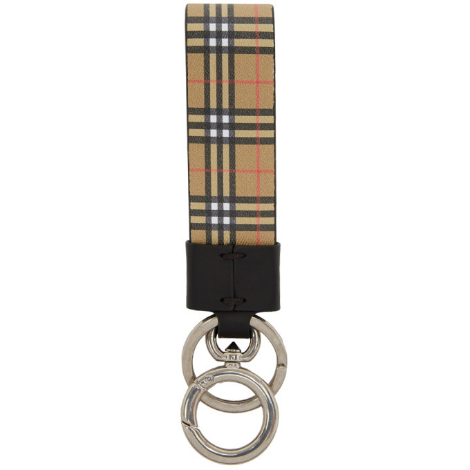 burberry lanyard keychain