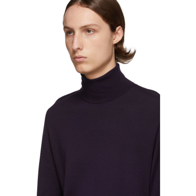 Dries Van Noten Purple Tintin Turtleneck Dries Van Noten