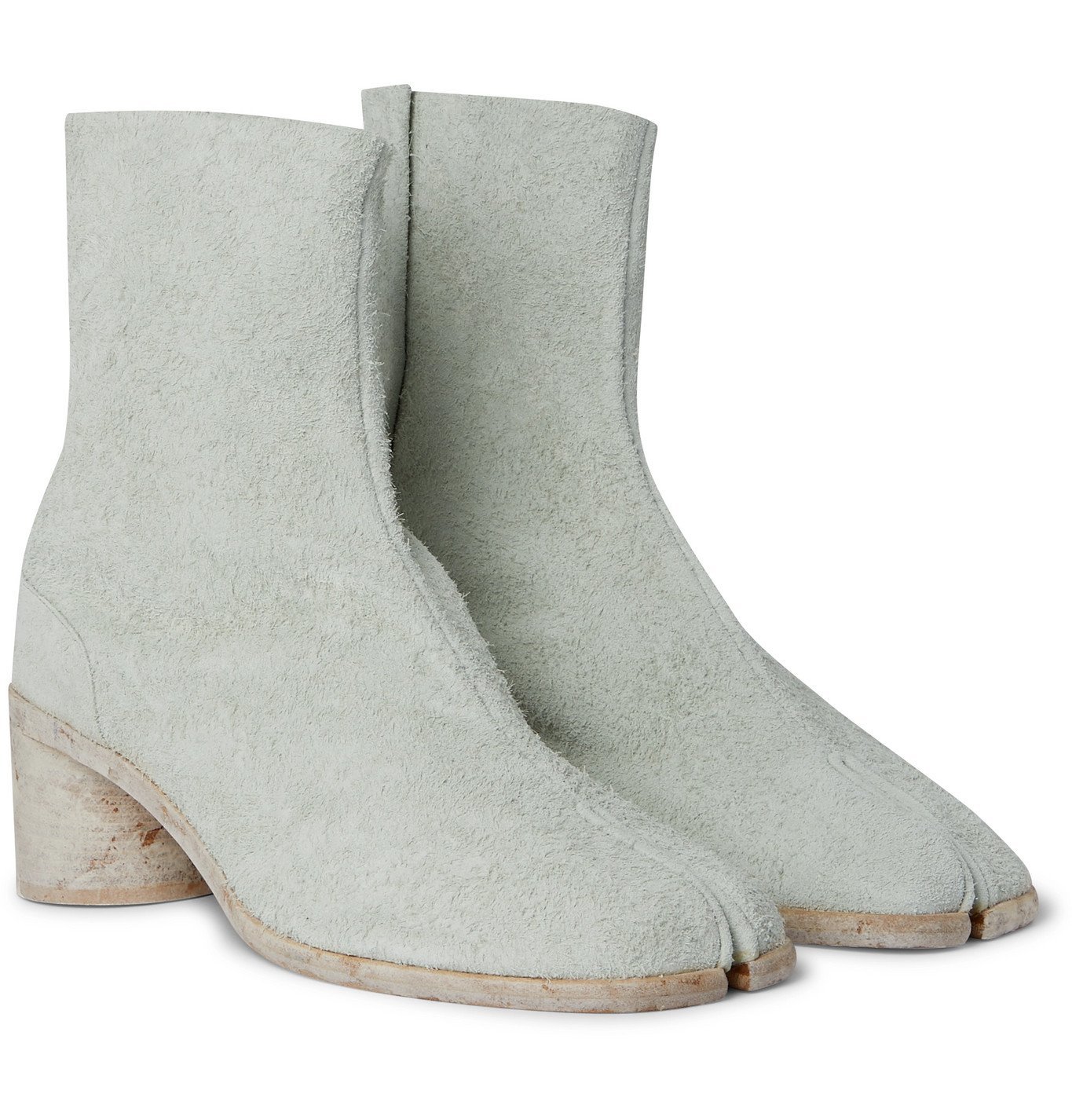 suede tabi boots