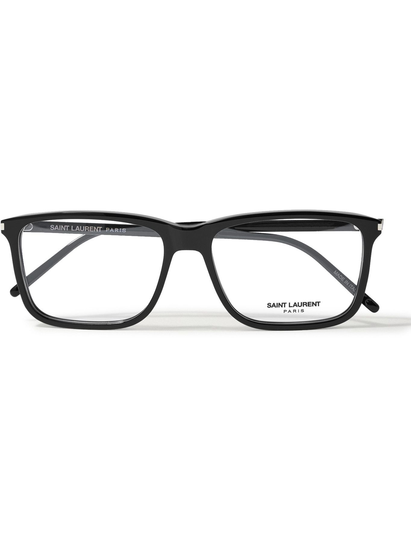 Saint Laurent Rectangular Frame Acetate Optical Glasses Saint Laurent 