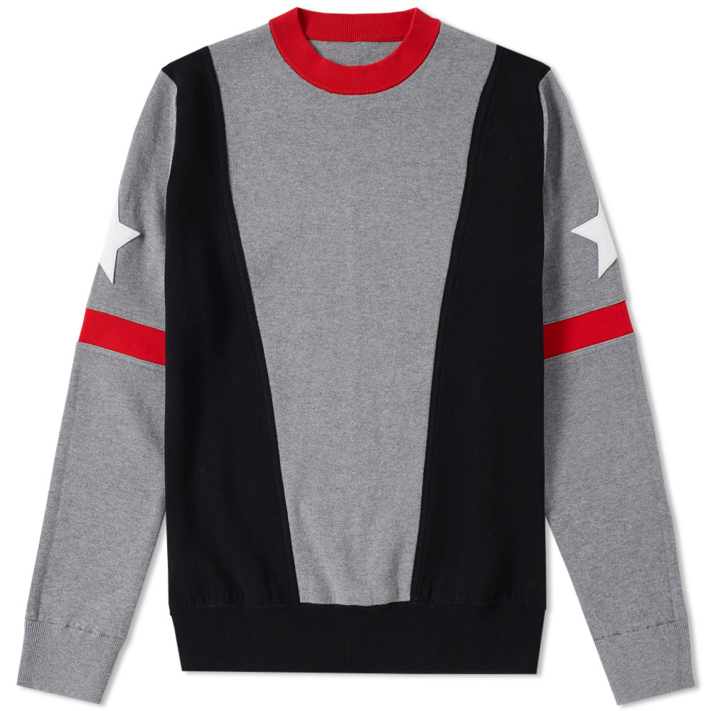 Givenchy Panel Star Crew Knit Givenchy