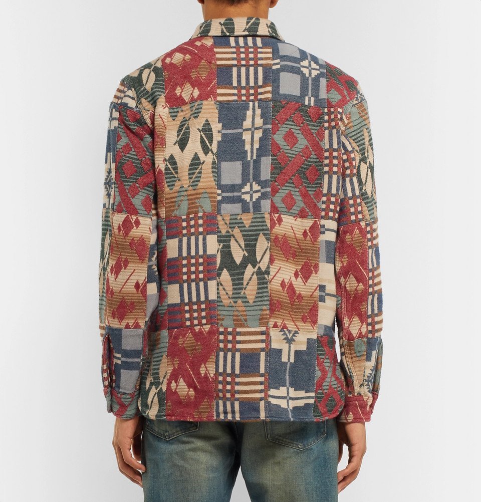 jacquard overshirt