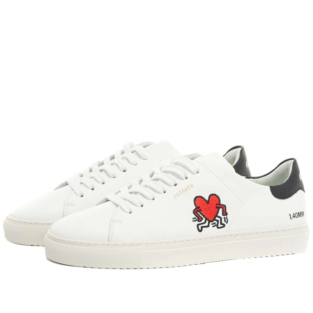 Axel Arigato Women's X Keith Haring Clean 90 Sneakers in White Axel Arigato