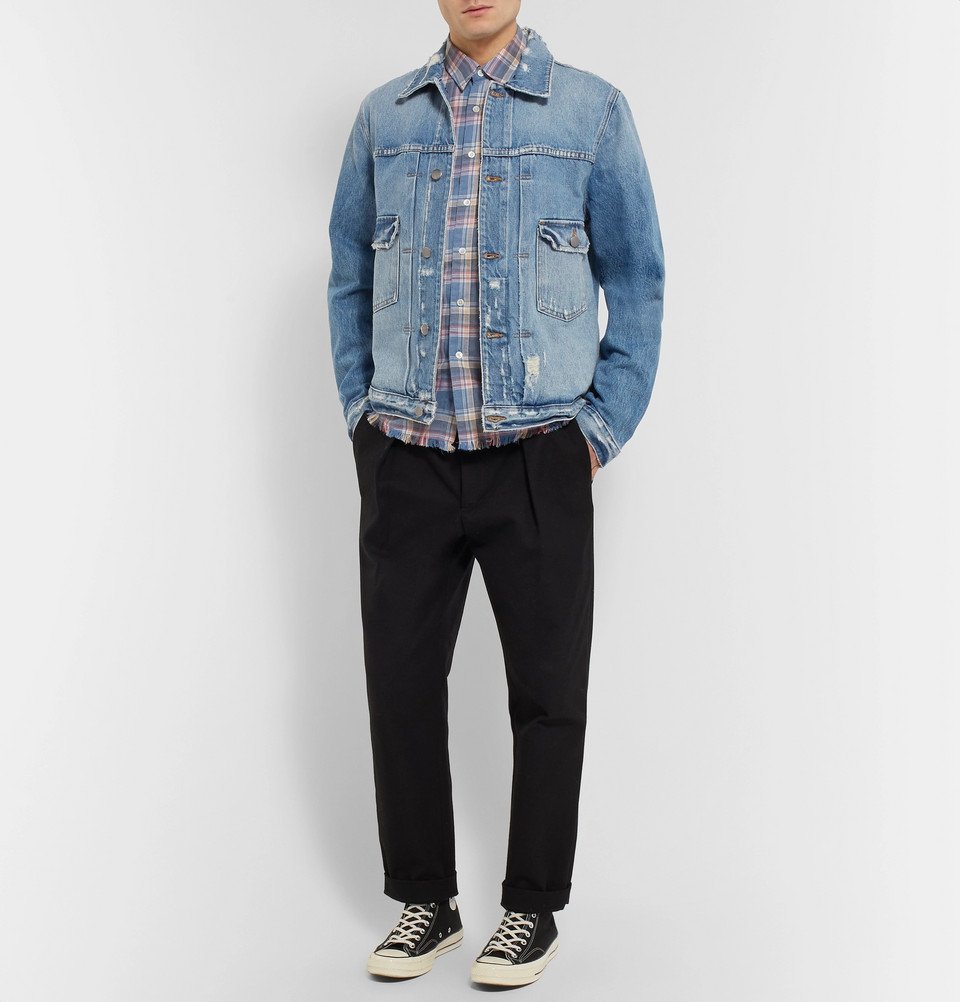 frame denim jacket mens