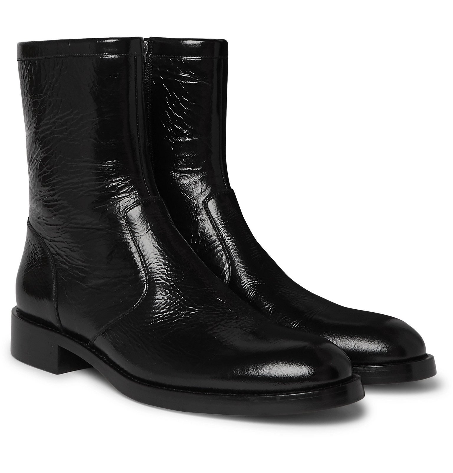 givenchy patent leather boots