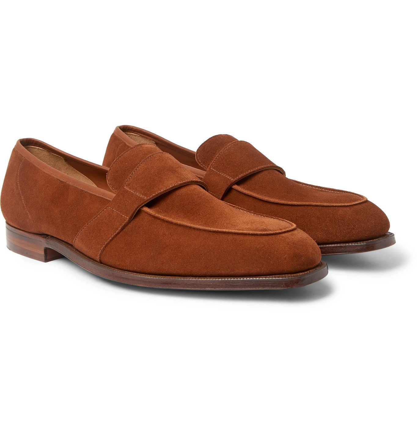 George Cleverley - Owen Leather Penny Loafers - Brown George Cleverley