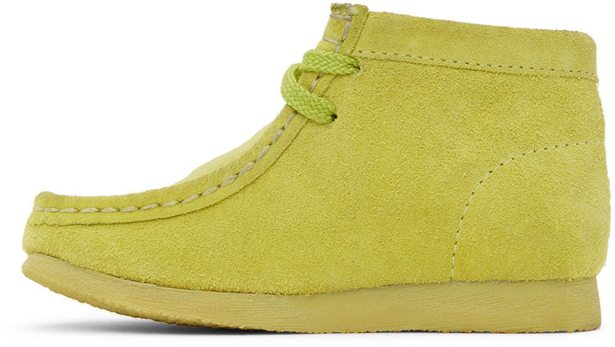 Clarks Originals Baby Green Suede Wallabee Boots Clarks Originals