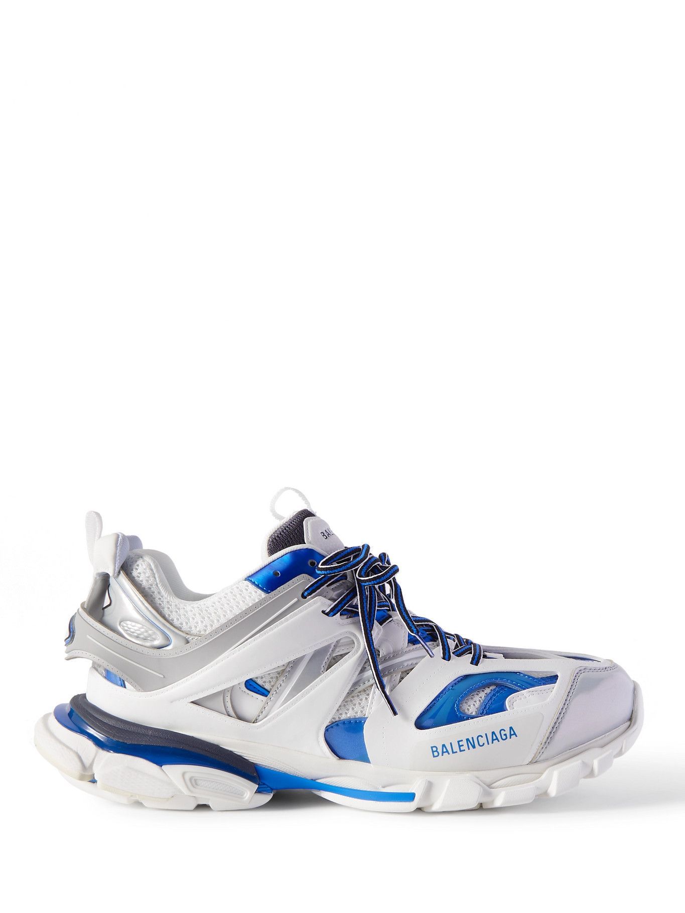 Balenciaga - Track Nylon, Mesh and Rubber Sneakers - White Balenciaga