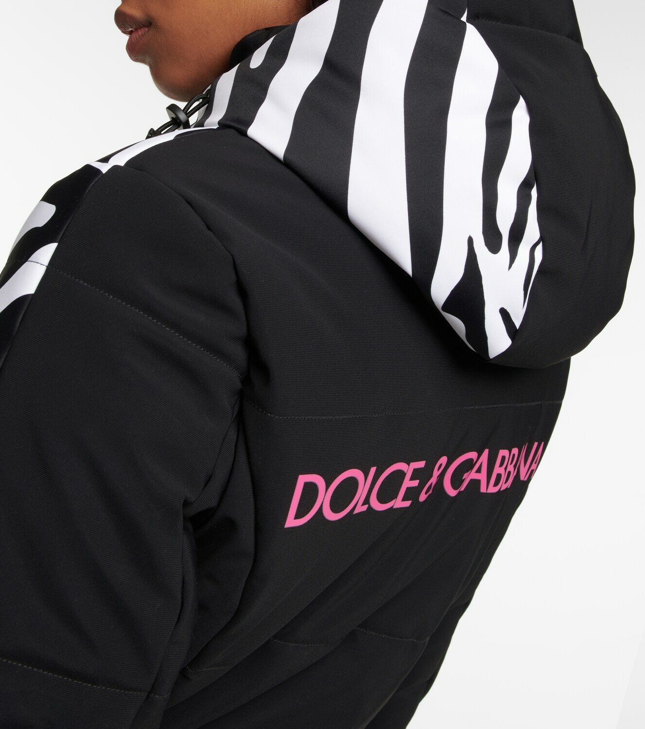 Dolce&Gabbana - Zebra-print ski jacket Dolce & Gabbana