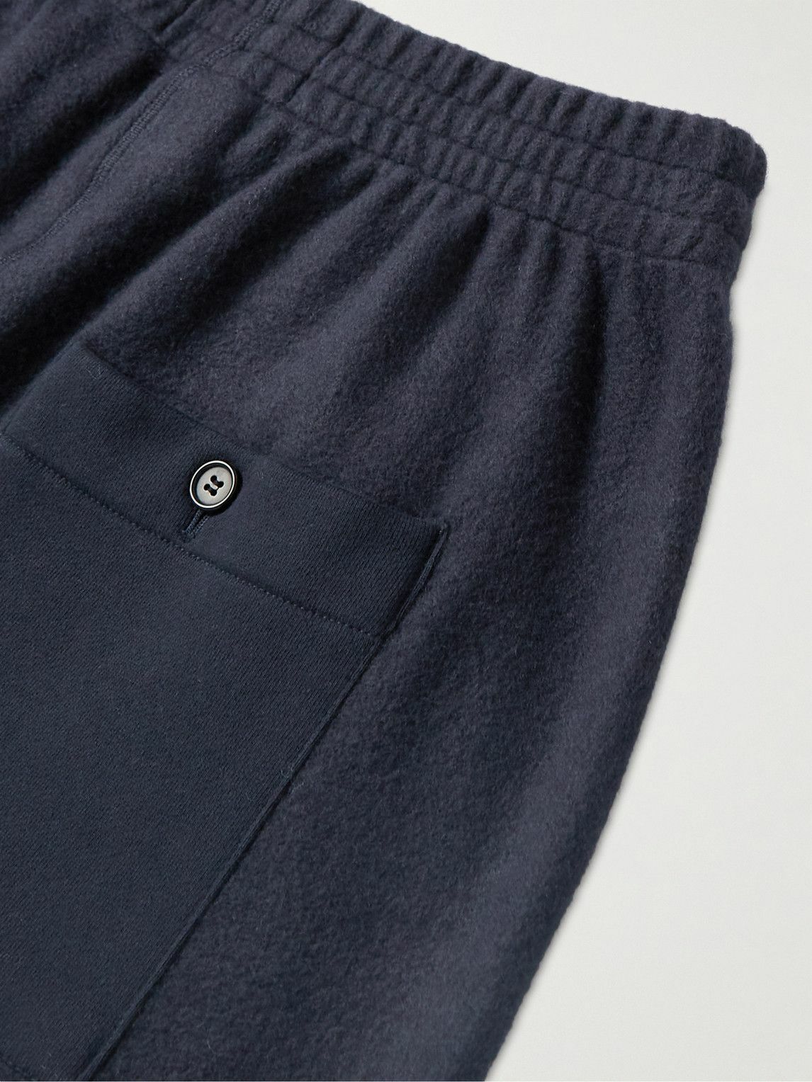 Merely Made - Cotton-Fleece Sweatpants - Blue