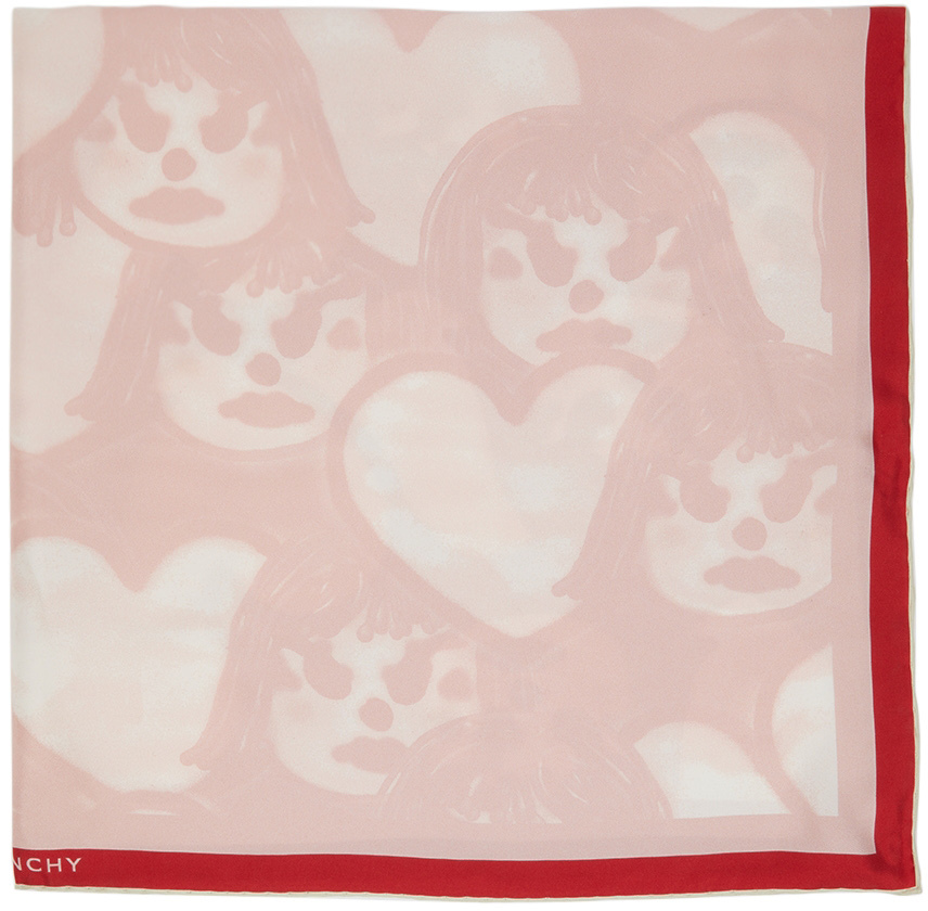 Photo: Givenchy Pink Chito Edition Heart Girl Scarf