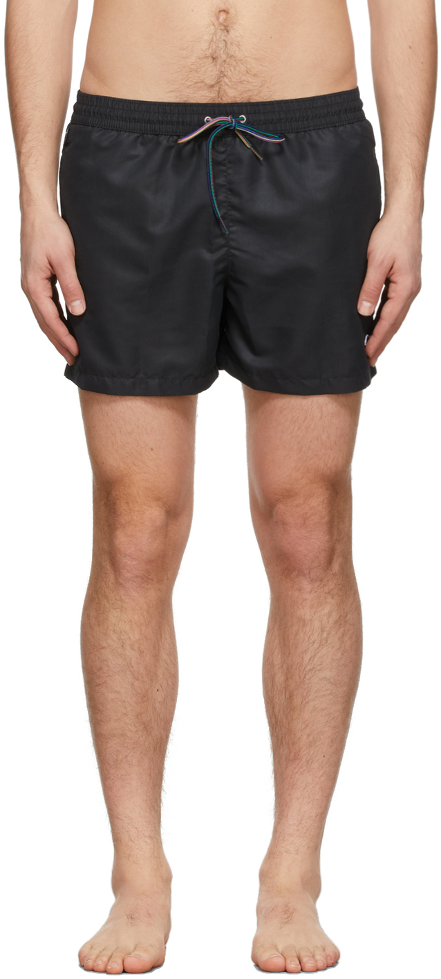 PS by Paul Smith Black Zebra Logo Swim Shorts PS by Paul Smith