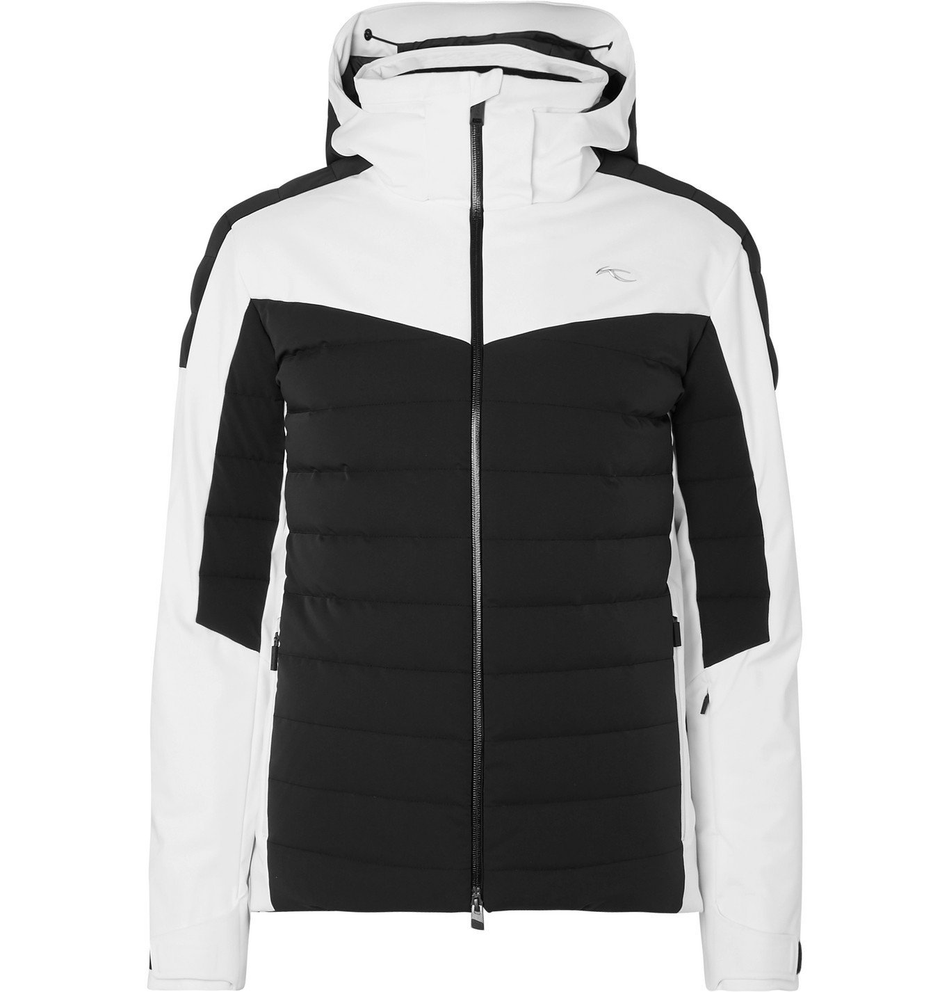 Kjus - Sight Line Slim-Fit Two-Tone Quilted Ski Jacket - Black Kjus