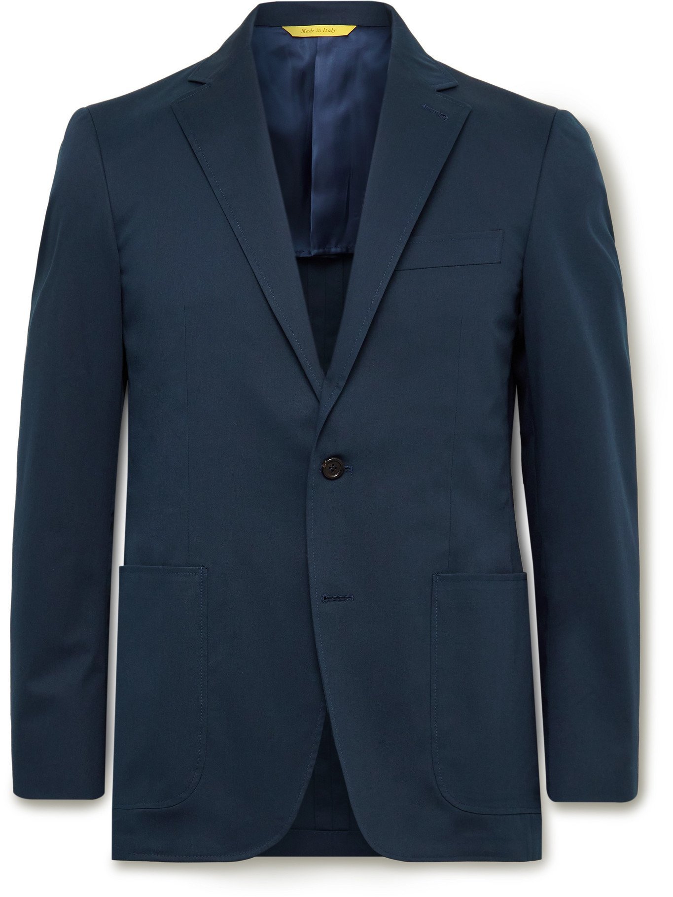 CANALI - Kei Slim-Fit Stretch-Cotton Twill Suit Jacket - Blue Canali