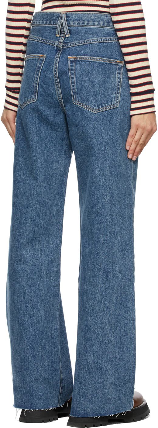SLVRLAKE Blue Grace Double Yoke Jeans SLVRLAKE