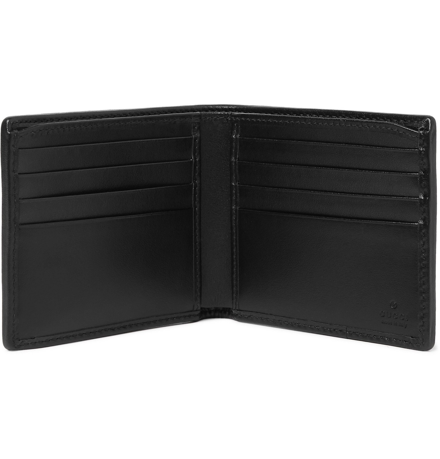 Gucci - Rhombus Quilted Leather Billfold Wallet - Black Gucci