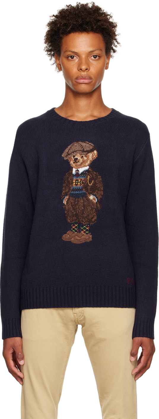 Photo: Polo Ralph Lauren Navy Polo Bear Sweater