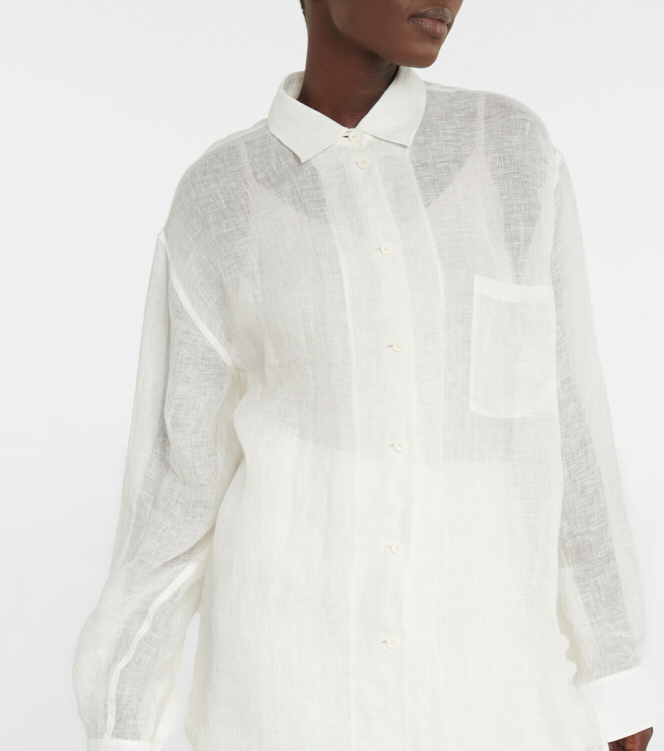 The Row - Brant linen shirt The Row