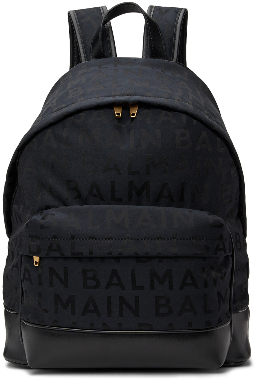 Balmain Kids Black Logo Bag Balmain