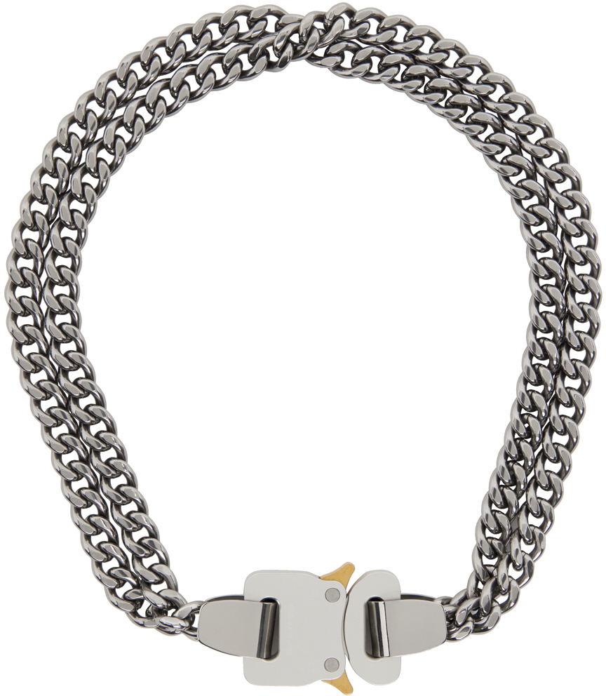 Photo: 1017 ALYX 9SM Silver 2X Chain Necklace