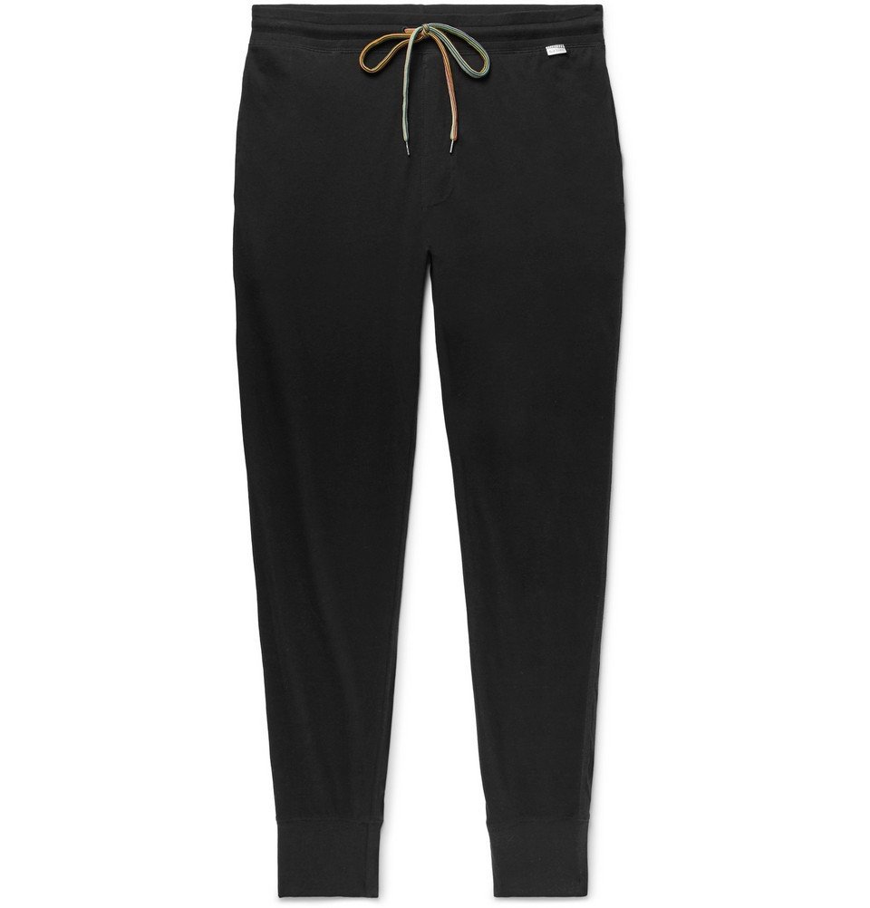 black slim fit sweatpants