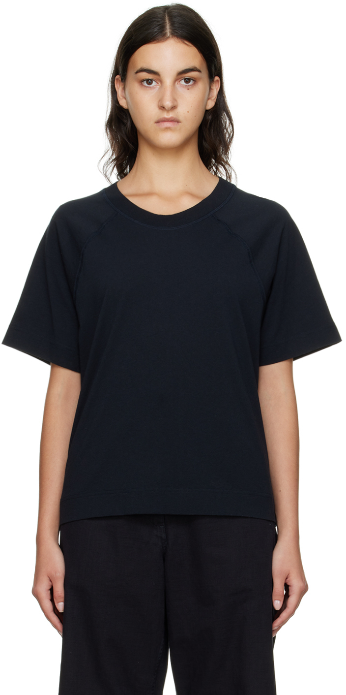 Margaret Howell Black Raglan T-Shirt Margaret Howell