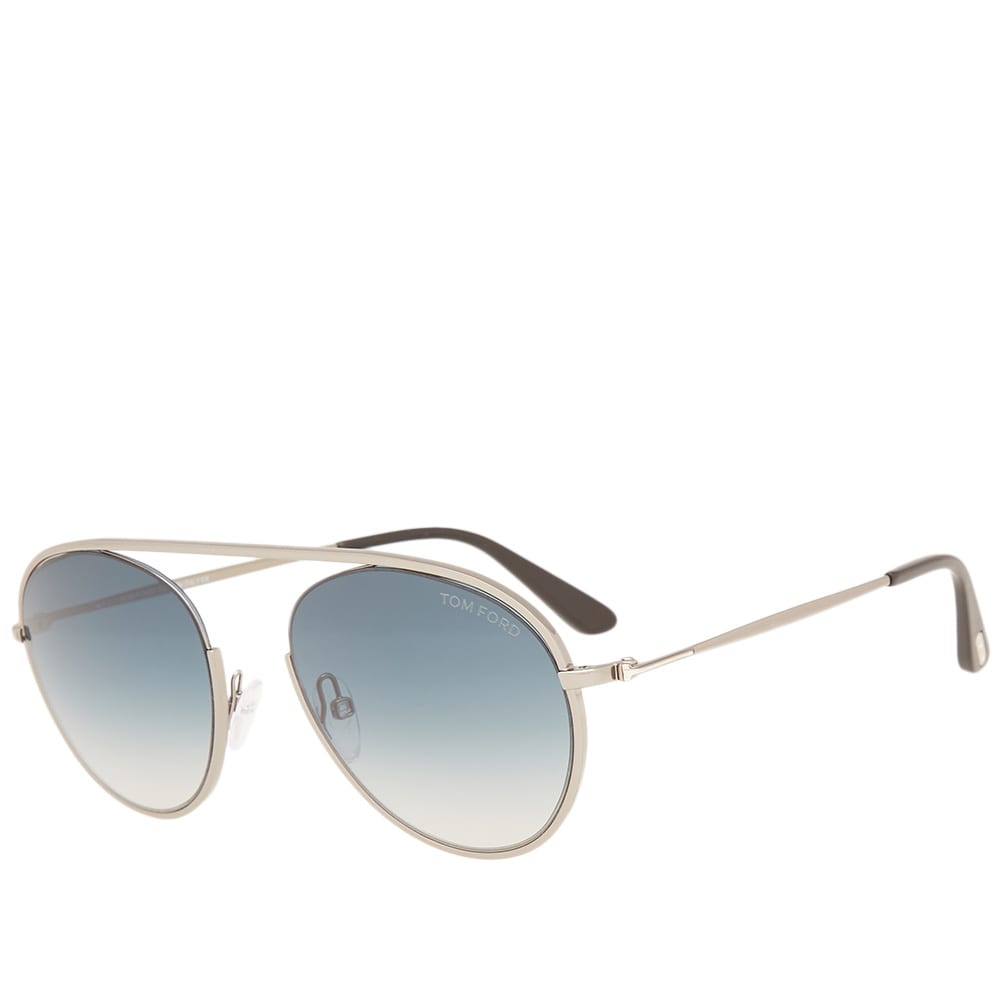 Photo: Tom Ford FT0599 Keit Sunglasses Silver