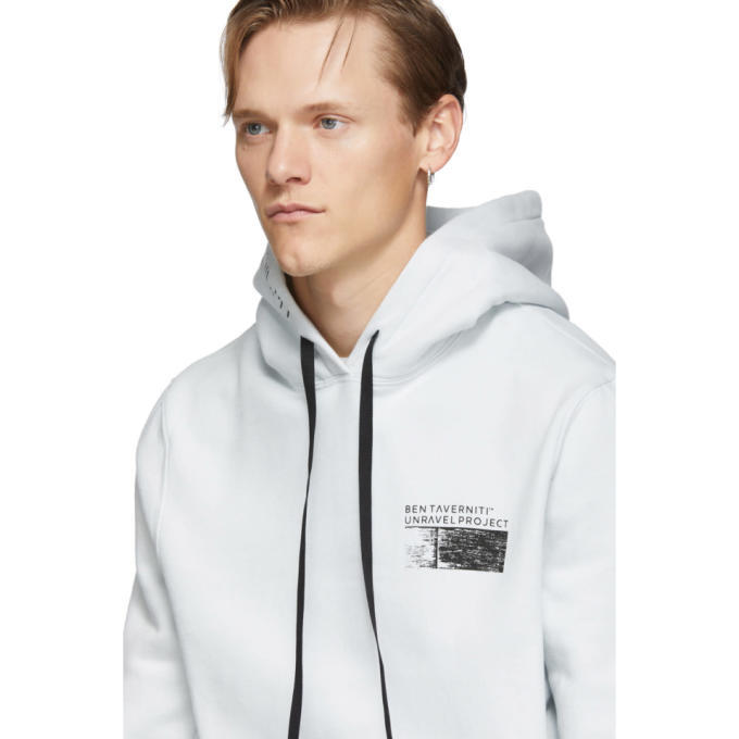 Unravel Grey Concrete T Brush Hoodie Unravel