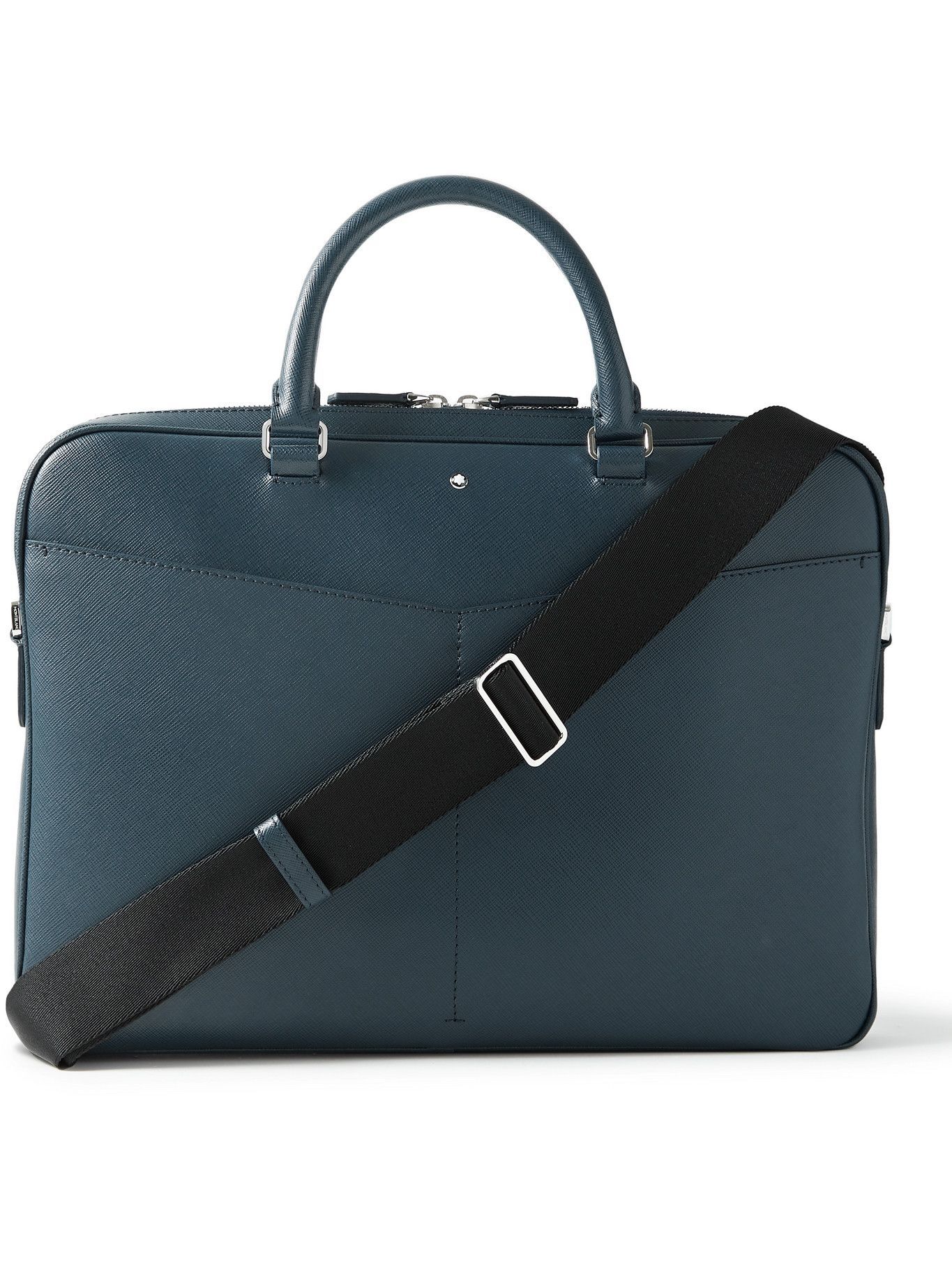 MONTBLANC - Sartorial Ultra-Slim Cross-Grain Leather Briefcase Montblanc
