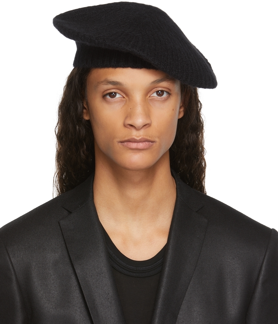 Julius Black Baby Alpaca Beret Julius