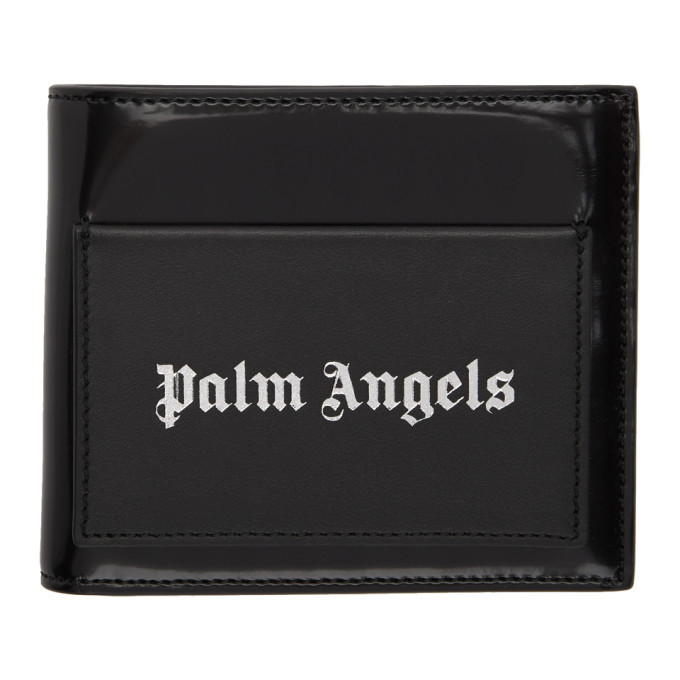 Palm Angels - Iconic Leather-Trimmed Neon PU Cardholder - Yellow 