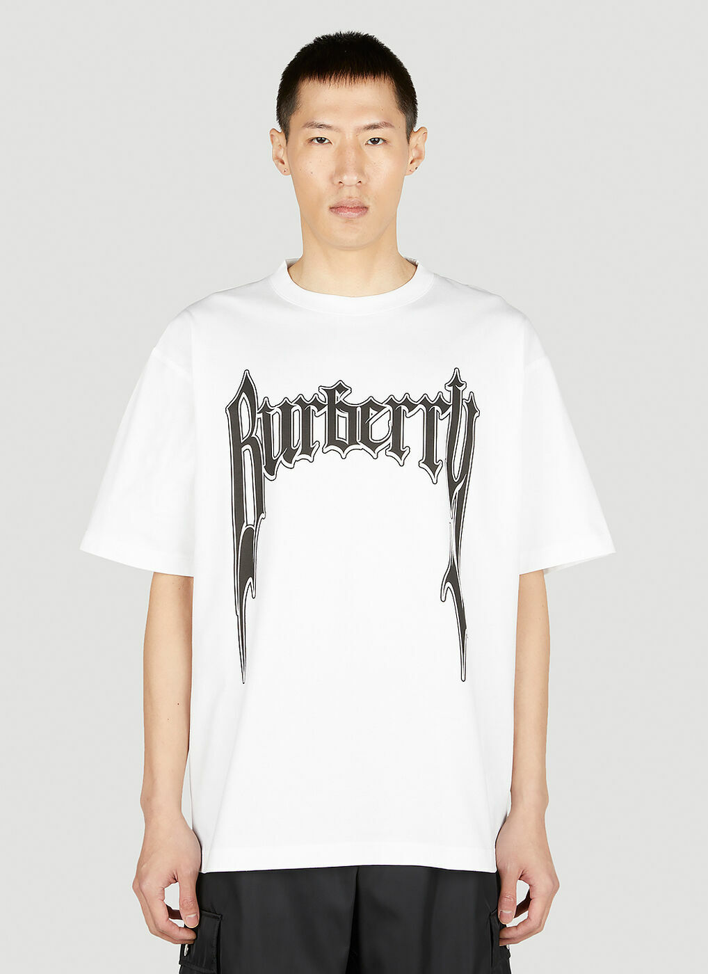 Burberry Black and White Cow Carrick T-Shirt Burberry