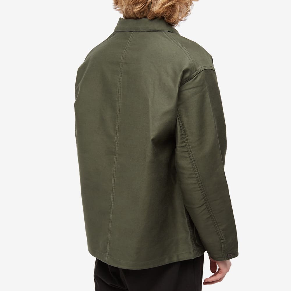 Nanamica Men's Moleskin Dock Jacket in Olive Nanamica