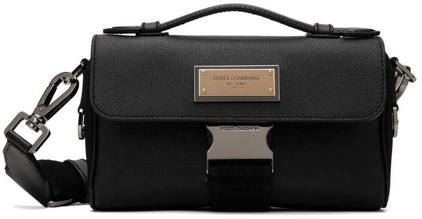 Dolce & Gabbana Black Calfskin Crossbody Bag Dolce & Gabbana