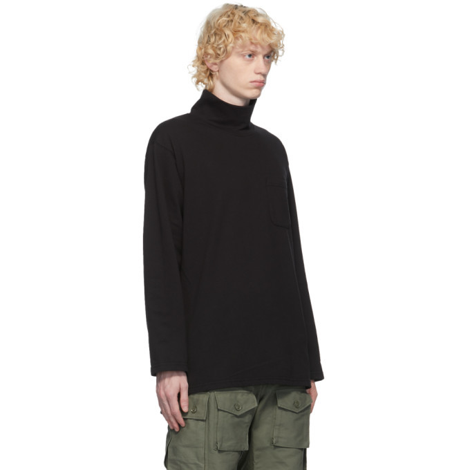 Engineered Garments Black Jersey Mock 