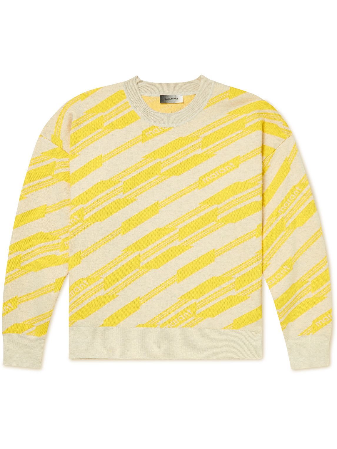 Isabel Marant - Elies Jacquard-Knit Sweater - Yellow Isabel Marant