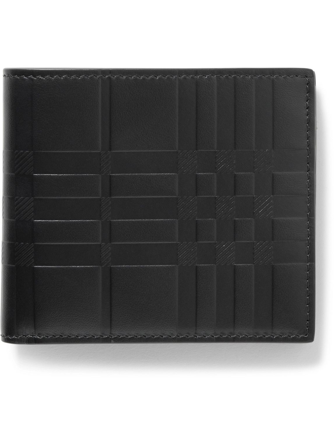 Burberry - Embossed Leather Billfold Wallet