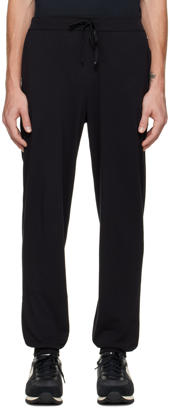 Boss Black Embroidered Lounge Pants BOSS